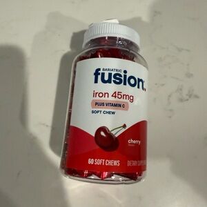 Bariatric Cherry Soft Chews - Iron 45mg with Vitamin C